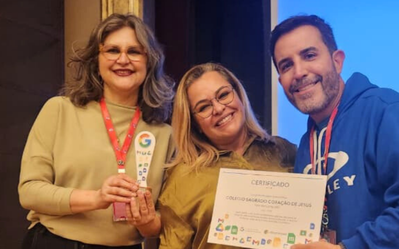 Sagrado torna-se Escola de Referência Google for Education em 2025